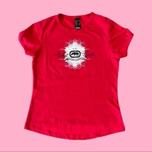 Y2k Ecko Red Baby Tee